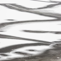 Neige et glace, lac de Joux