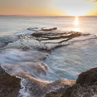 Lever de soleil sur l'Océan Indien