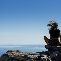 Pause au sommet de la Montagne de la Table