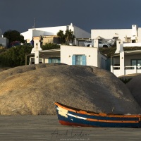 Barque sur la plage de Paternoster