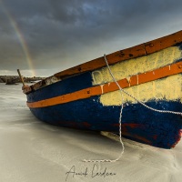 Barque sur la plage de Paternoster