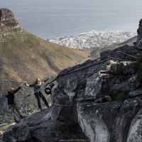 Rappel depuis la Montagne de la Table