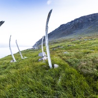 Cap Dezhnev, ancien village inuit - Détroit de Bering