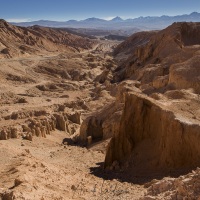 Vallée de la mort à proximité de San Pedro de Atacama