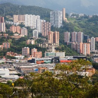 Medellin vue depuis le Parque Bolivar
