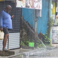 Derrière le rideau de pluie