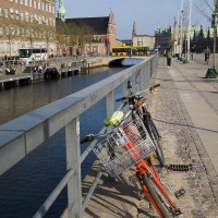En longeant un canal, Copenhague