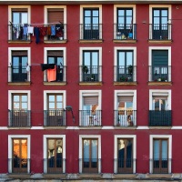 Bilbao: Façades dans la vieille ville