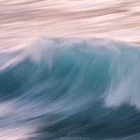 Vagues en fin de journée