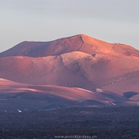 Volcan dans le sud de l'ile de Lanzarote