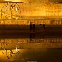 Bilbao: Vue nocturne de l'araignée devant le Musée Guggenheim