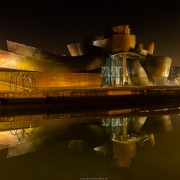 Bilbao: Vue nocturne du Musée Guggenheim