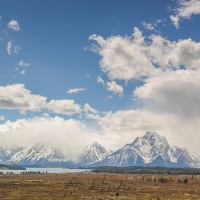 Parc Grand Teton: vue sur la chaine des Teton