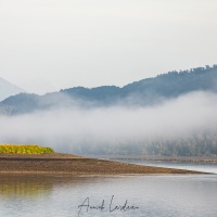 Brume matinale sur le Fjord de Uyak