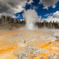 Parc Yellowstone: Grand geyer