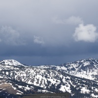 Montagnes dans le parc de Yellowstone