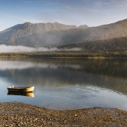 Brume matinale sur le Fjord de Uyak