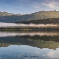 Brume matinale sur le Fjord de Uyak