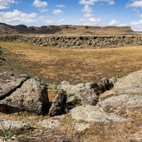 Paysage sur le haut-plateau