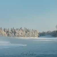 Rivière gelée