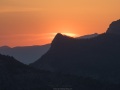 Coucher de soleil sur les Baronnies