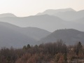 Dégradé de montagnes dans les Baronnies