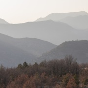 Dégradé de montagnes dans les Baronnies