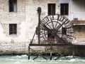 Ancienne roue de moulin  à Ornans