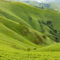 Pays basque: collines verdoyantes