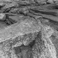 Rochers à marée basse