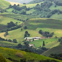 Pays basque: collines verdoyantes