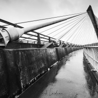 Pont de ténérez: passage pour piétons et cyclistes