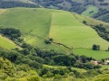 Pays basque: collines verdoyantes