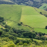 Pays basque: collines verdoyantes