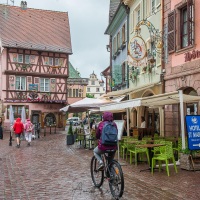 Colmar:  sous la pluie