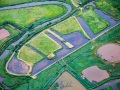 Survol du bassin d'Arcachon en ULM: La réserve ornithologique du Teich