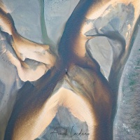 Survol du bassin d'Arcachon en ULM: embouchure de l'Eyre de Malprat