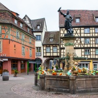 Colmar: décorations de Paques