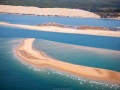 Survol en ULM: banc d'Arguin, dune du Pilat