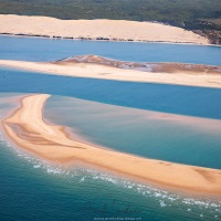 Survol en ULM: banc d'Arguin, dune du Pilat