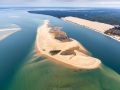 Survol en ULM: banc d'Arguin, d'Arguin, dune du Pilat