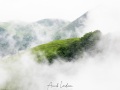 Pays basque: broullard sur les hauteurs