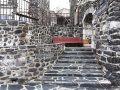 Village de Saint Laurent sous Coiron: village en noir&blanc