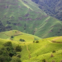 Pays basque: collines verdoyantes
