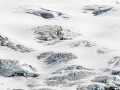 Détail de glacier, vallée des glaciers