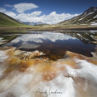 Lac au col du Petit Saint Bernard