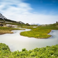 Ruisseau de montagne, Cormet de roselend, Savoie