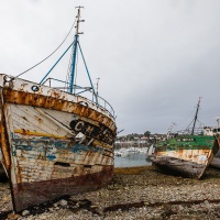 Camaret-sur-mer: le cimetière des bateaux