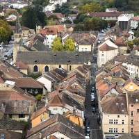 Cité médiévale de Crémieu: Vue depuis la colline St Hippolyte