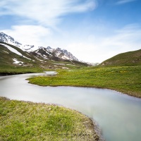 Ruisseau de montagne, Cormet de roselend, Savoie